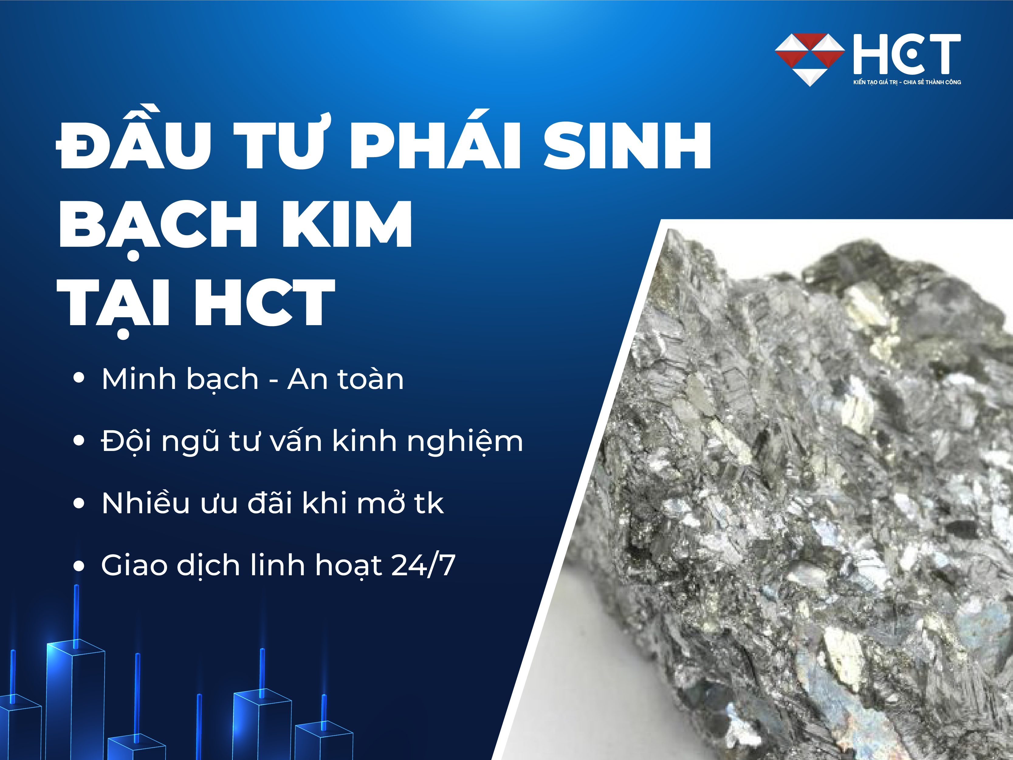 đầu tư phái sinh vào bạch kim tại HCT