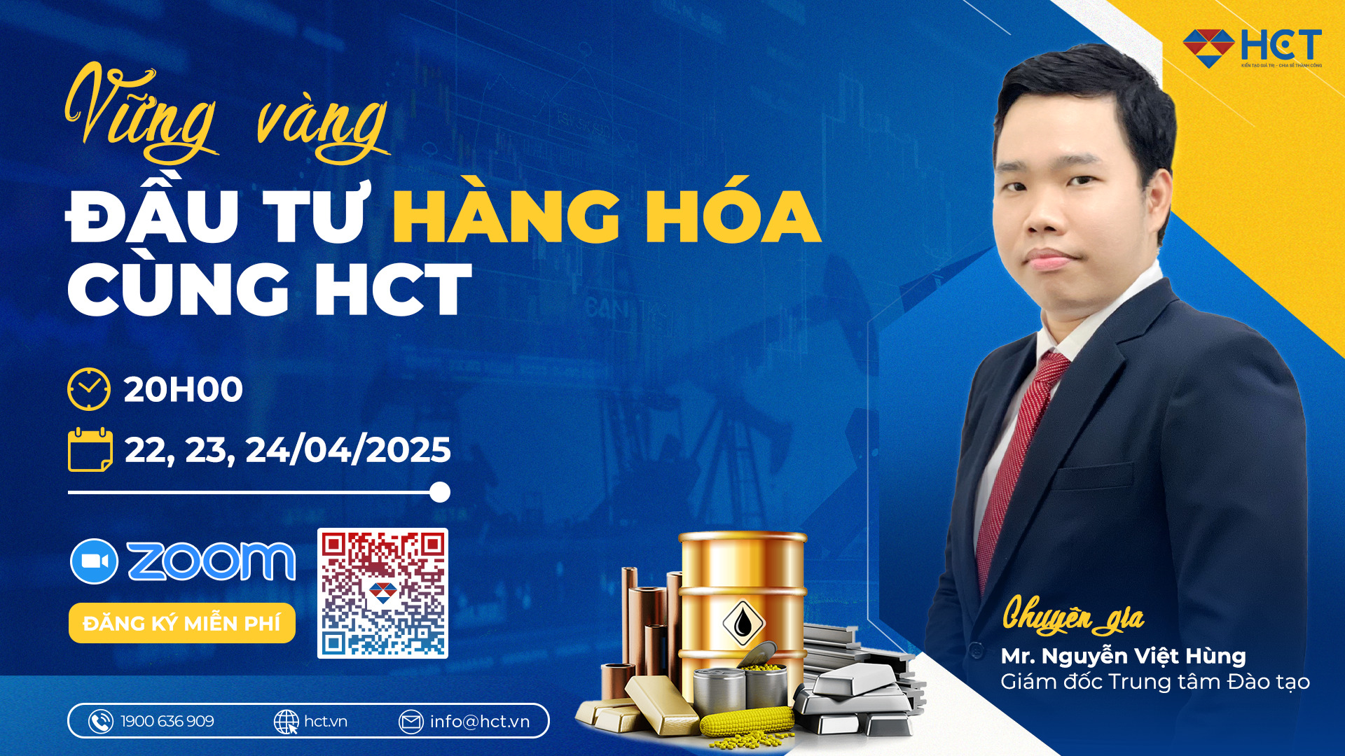 Khóa học vững vàng đầu tư hàng hóa Khóa học vững vàng đầu tư hàng hóa