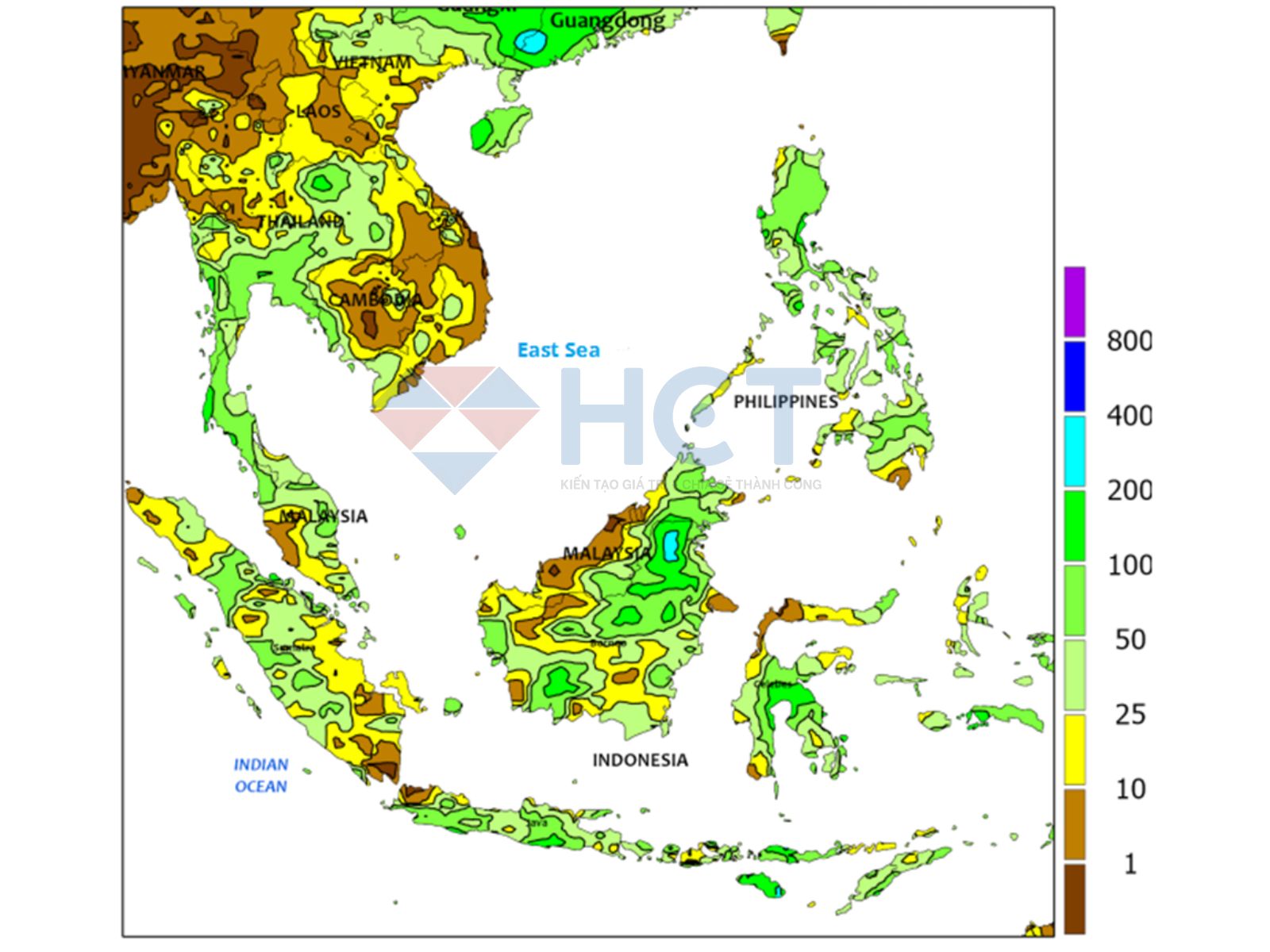Tình hình thời tiết tại Đông Nam Á