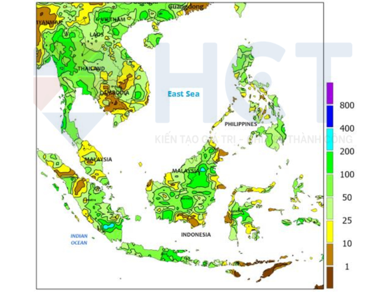 Tình hình thời tiết Đông Nam Á