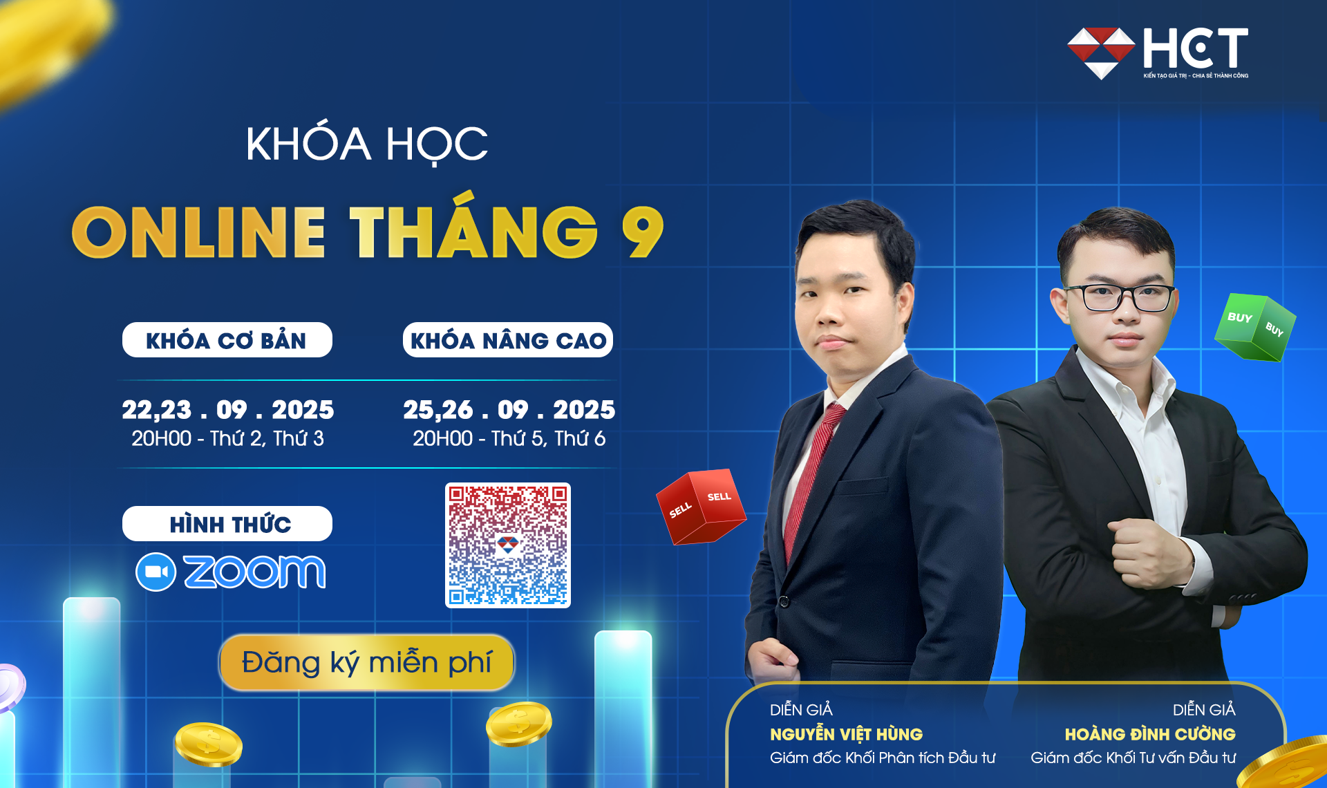 Khóa học tháng 9/2025 Khóa học tháng 9/2025
